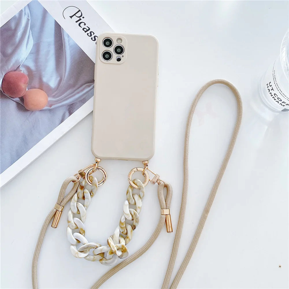 "Marble" - iPhone Crossbody Hülle