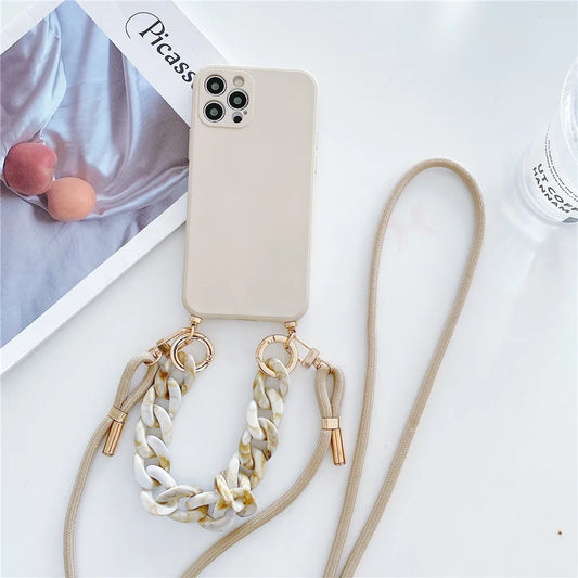 "Marble" - iPhone Crossbody Hülle